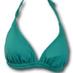 Sunflower Swimwear Solid Halter Neck Bikini Turquoise Blue Top Size:DD / 2XL Size 2X Photo 0