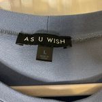 As You Wish As U Wish Blue Mini Dress Photo 2