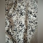 Athleta  White Patterned Leggings 3/4 Length Mesh Gray Modern Medium Photo 3