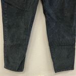 American Eagle  Outfitters Charcoal Gray corduroy mom Jeans size 4 X-Short #717 Photo 2