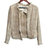 IRO  Uptown Sparkle Tweed
Jacket ~ Beige Bronze, Size 36 in Excellent Condition Photo 0
