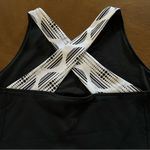 Lululemon Athletica Womens Black White Yoga Gym Crisscross Gym Yoga Tank Top Photo 2