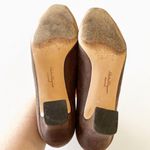 Salvatore Ferragamo  Textured Leather Pumps Photo 2