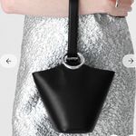 Kate Spade Halo Glazed Leather Mini Bucket Bag in Dried Thyme Photo 9
