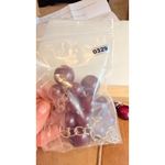 Chunky Maroon Beaded Bib Statement Necklace With Gold Photo 5