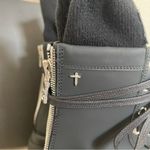 $1090 NEW RtA WOMEN'S COMBAT BOOTS THICK SOLE IN BLACK SZ 36 6 Photo 3