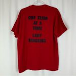 Jerzees 3/$30 | Lady Redskins Heavyweight Blend Tee Short Sleeve Red Graphic L Photo 2