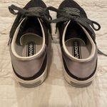 Marc Jacobs  Black Silver Leather Lace Up Empire Low Platform Sneakers Size 39 9 Photo 9