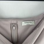 Babaton Aritzia  Ruslan Off The Shoulder Sheath Dress Gray‎ Stretch Ponte Knit 6 Photo 6