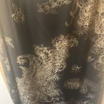 Talbots Black Skirt with Gold Patterns 10p Photo 1