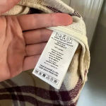 Ba&sh 893  Qetsia Overshirt Size 1 Color Cream Purple Photo 8