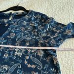 PaperMoon ✨  Women’s Blue Floral Top Medium Photo 8