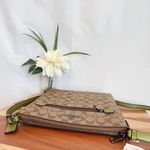 Coach NWT  Rowan‎ File Crossbody Bag In Signature Canvas Photo 5