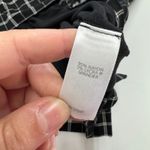 J‎ Jill Tunic Dress Womens Large Black White Plaid Long Sleeve Photo 4