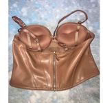 HONEY BIRDETTE Emily Bustier Thong Panty Set Toffee 30DD XS NWT SEXYLUX LINGERIE Gold Size undefined Photo 10