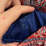 Nike Women Red Blue Paisley All over Print Running Tempo Lined Shorts Size XS Photo 2