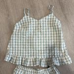 Open Edit  • plaid check summer lightweight pajama set Photo 2