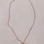 Petite Angel heart pendant gold necklace Photo 1