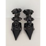 Valentino Garavani Valentino Women Black Roman Stud Patent Leather Pump Heels Shoes Size EU 37 US 7 Photo 1