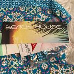 Beach House top size 8 brand new with tags color teal with white design Photo 1