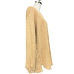 Free People We The Free Soul Song Long Sleeve Top Brown (Camel) Size Large EUC Photo 4