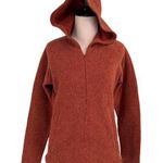 Marmot  Women's Orange Wool 1/2 Zip Pullover Hoodie Sweater Size Small Photo 0