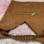 Steve Madden Hobo Bag Brown Faux Leather Shoulder Bag Zip Pocket Photo 7