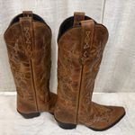 Laredo  Women’s 7 Brown Embroidered Cowboy Boot Photo 3