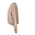 ZARA  Women Sweatshirt beigh Peach with rhinestones Size M Photo 3