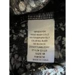 Hudson Gray Black Floral Dress Size Medium‎ Tiered Flowy Prairie Photo 5