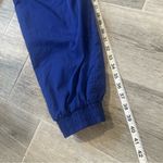 Wilo The Label Anthropology Royal blue Nylon Parachute Pants. Packable Vacation Photo 4