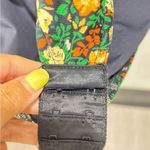 Ganni  Floral Multi Color halter neck Bodysuit Top/size Photo 5