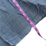 Modcloth Bea & Dot  Field Day Tie Back Dress Chambray Navy Button-Down Large Photo 4