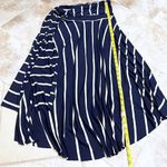Elan 8 Way Convertible Multi Way Striped Jersey Dress Swim Coverup Blue White M Photo 12