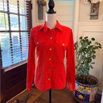CAbi  EUC # 727 Coral Taylor Utility Jacket with Ruffle Detail in Back Photo 2