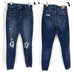 American Eagle Women's Distressed The Dream Jean High Rise Jeggings Blue Size 0 Photo 1