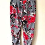 NY & CO | Gray Floral Jogger Pants Sz S Photo 4