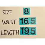 Loft , Blue And White Striped Skirt, Lined, NWT, Pleated With Pockets. Size 8 Photo 5