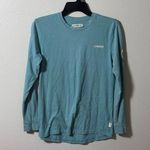 Magellan outdoors  Women Blue/Green Long Sleeve Boyfriend Fit Shirt size XS. Photo 0