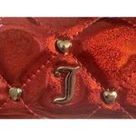 Juicy Couture Y2K Vintage  Red Glitter Heart Embellished Quilted Crossbody Purse Photo 2
