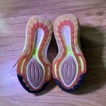 Adidas Women's Beige and Neon Sneakers Photo 4