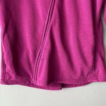 Puma  sz L fuchsia‎ pink diagonal zip sweat coat Photo 2