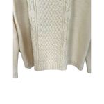 Talbots Sweater Womens SIze XL Cream Cable Knit Minimalist Neutral Office Casual Photo 2