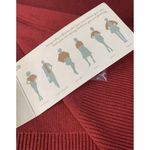 Dragonfly Red Knit Bamboo Scarf Wear 6 Different Ways Buttons Birch Wood Trading Photo 2