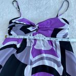 City Triangles Vintage  Bubble Dress Womens S Y2K Purple‎ Geometric Abstract Chic Photo 5