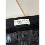 Abercrombie & Fitch The 90's Straight Ultra Hi Rise Pant Vegan Leather 27 Long Photo 7