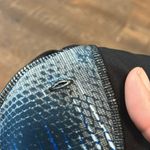 Under Armour Fly By Printed Legging Size Medium W Zipper Pocket Blue and Black Photo 4