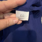 Eileen Fisher Women's Blue Linen 3/4 Sleeve Button Down Collared Dress Size XS Photo 5