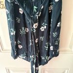 Active USA  Floral Dress in Dark Green and White Photo 7