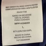 Department 222 Drawstring Waist Romper Blue Size L Photo 7